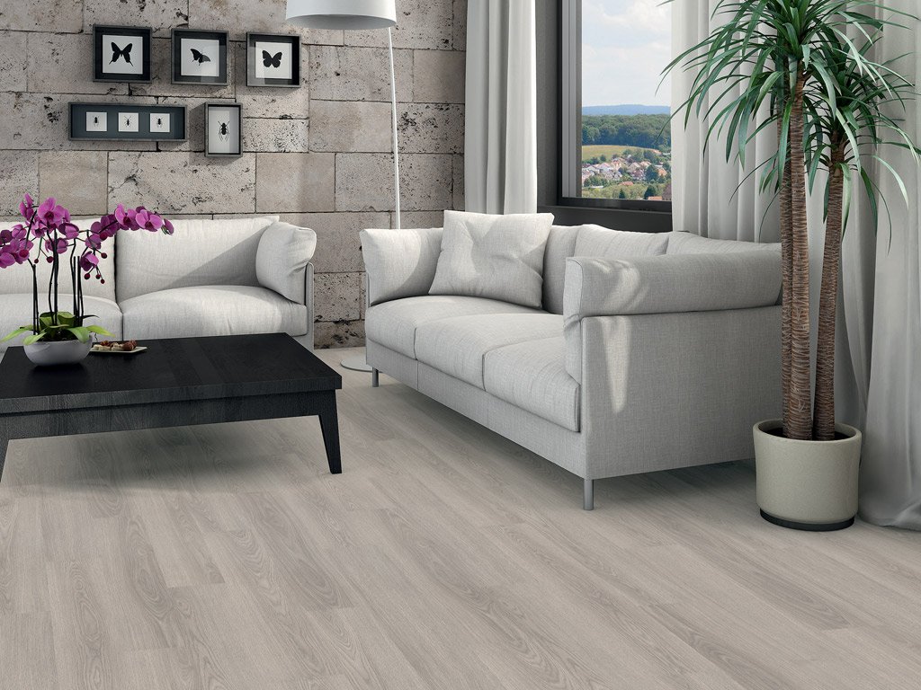 Ламинат Haro Tritty 100 дуб светло-серый 527077 фото в интерьере Ламинат Haro Tritty 100 дуб светло-серый 527077 фото в интерьере